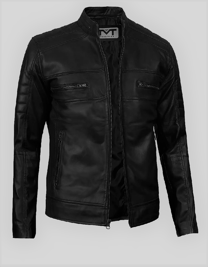 TMT GEARS | Brown leather jacket