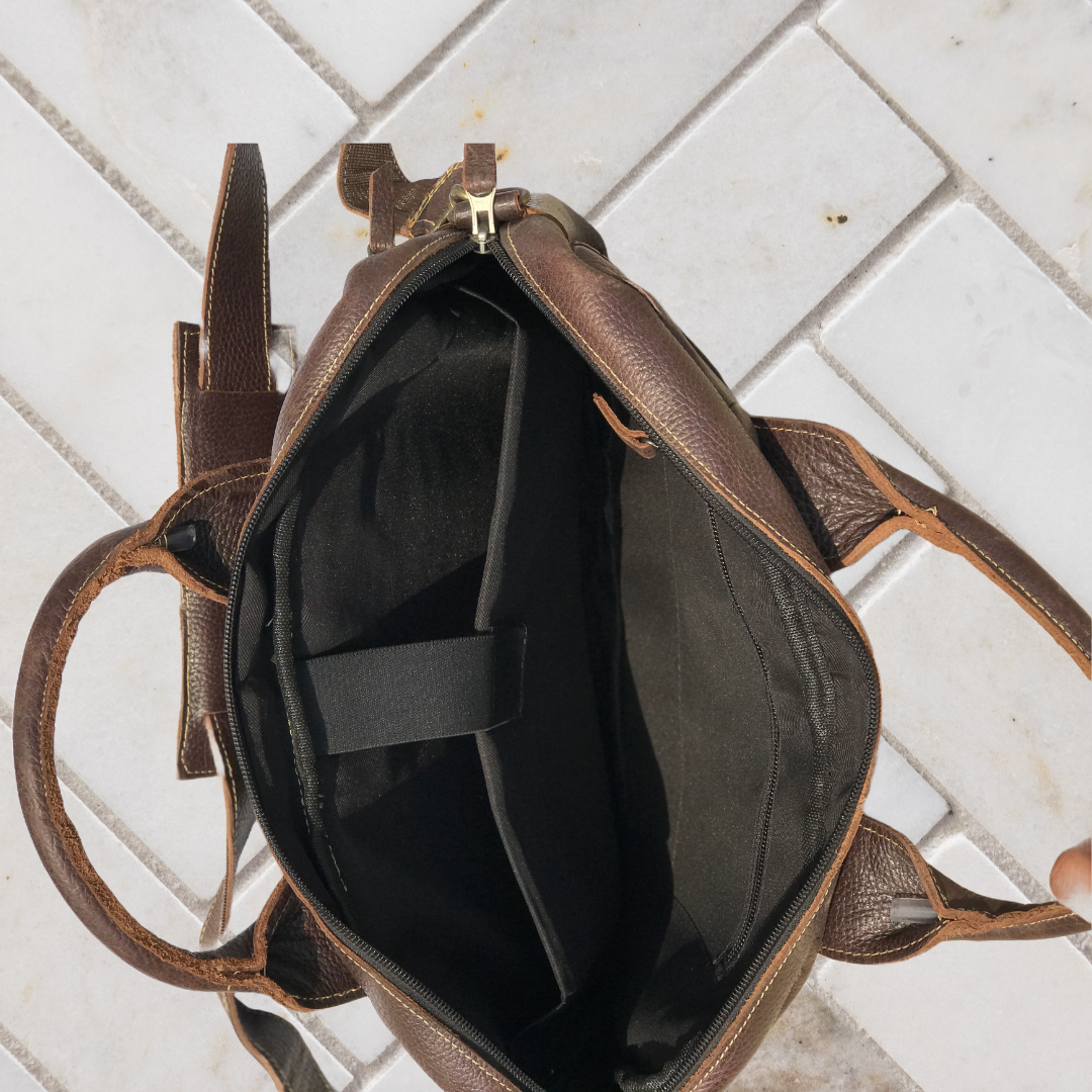 TMT GEARS | LEATHER LAPTOP BAG