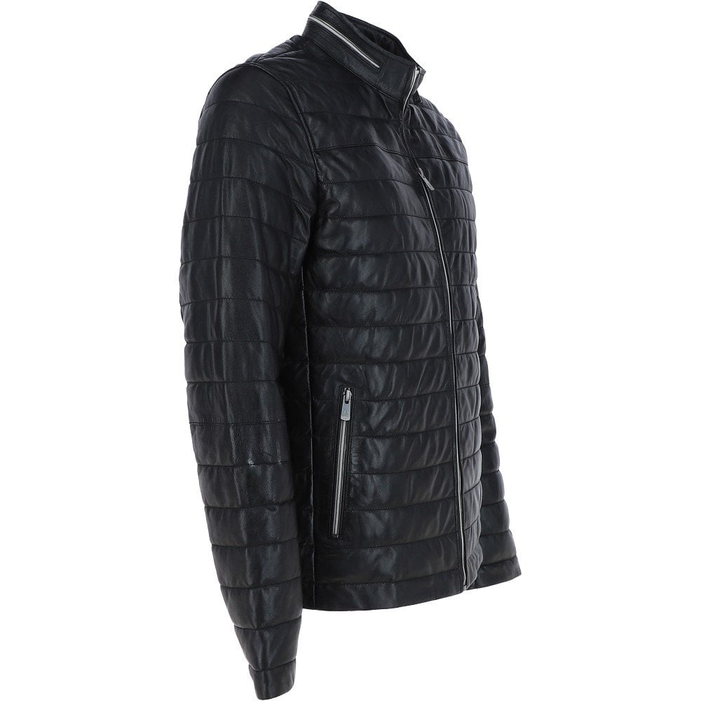 Men's Leather Jacket Biker Style Jacket