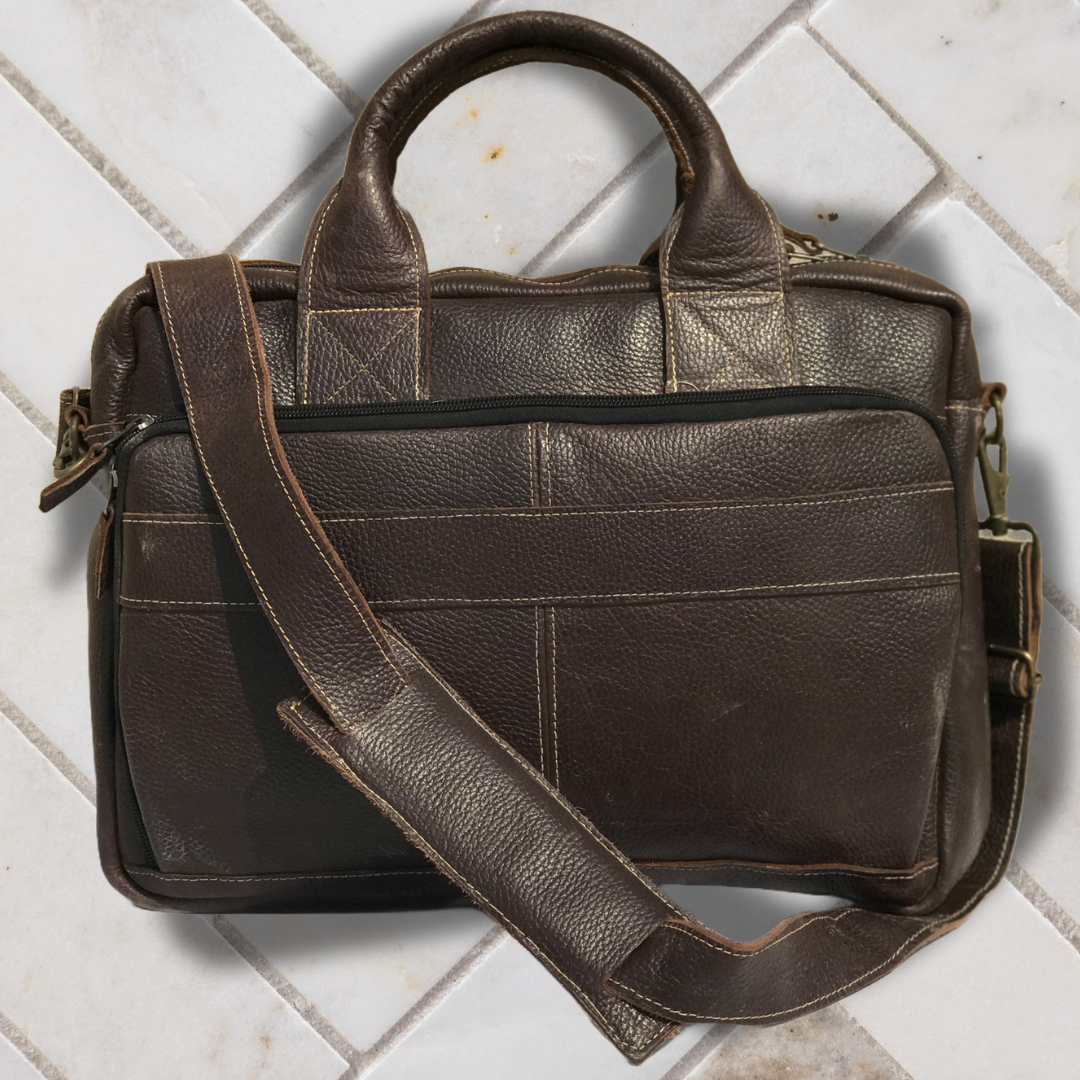 TMT GEARS | LEATHER LAPTOP BAG