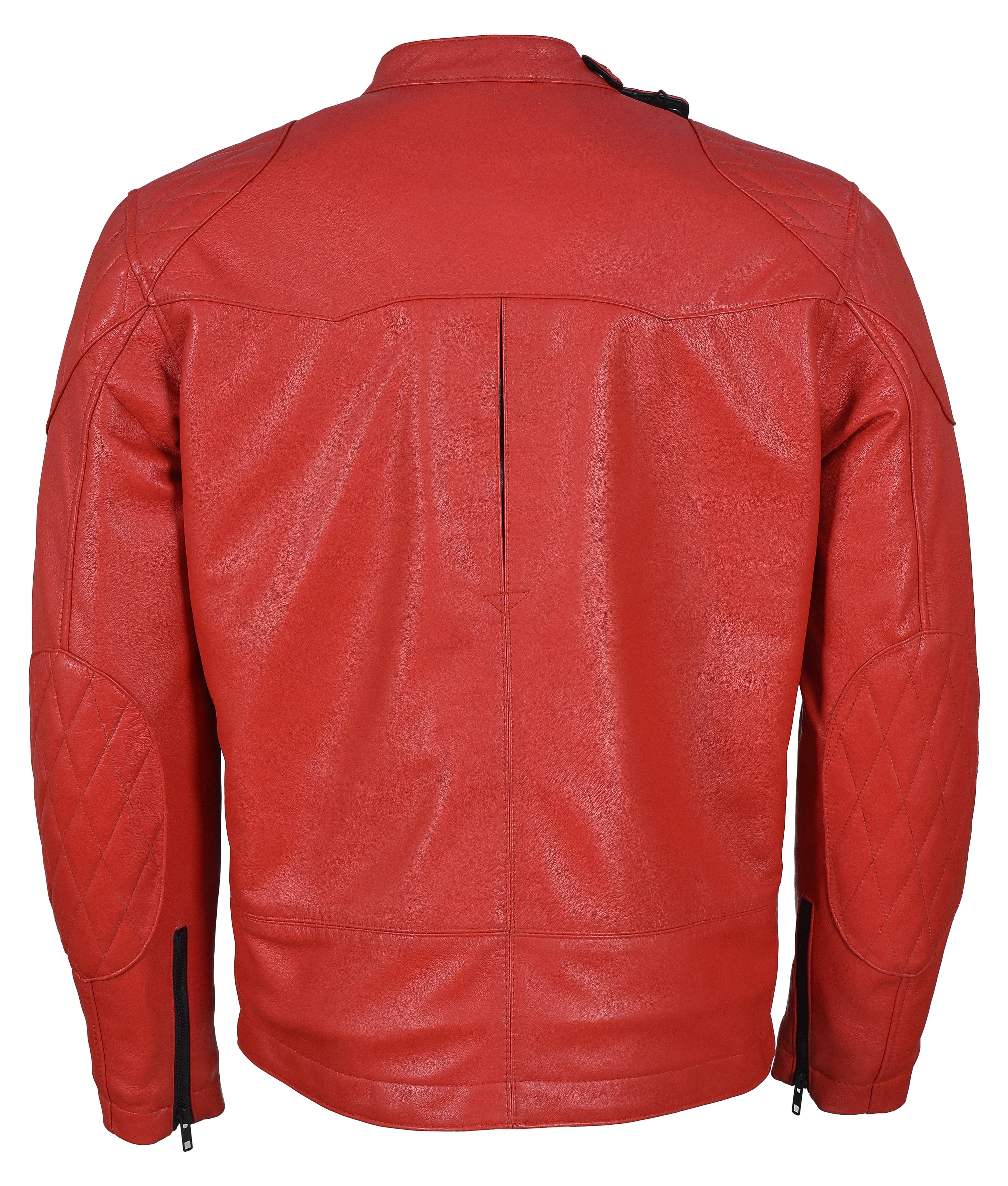 TMT GEARS | Red Leather Jacket