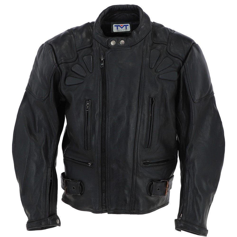 Men's  Genuine Leather Jacket, Men's Biker Slim Fit Jacket
