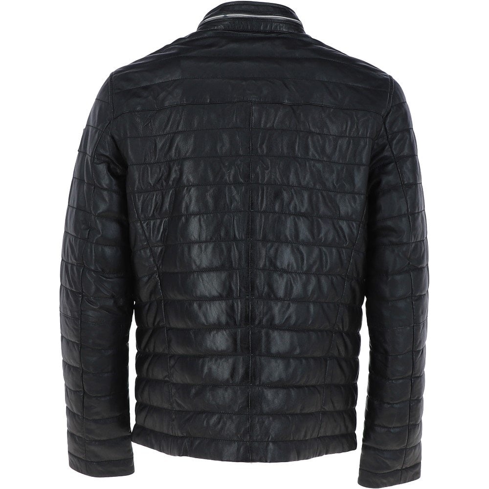 Men's Leather Jacket Biker Style Jacket